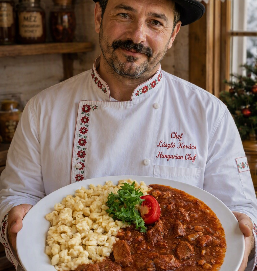 Traditional Hungarian Beef Goulash with Nokedli (Galuska) Copilot_20260728_173327