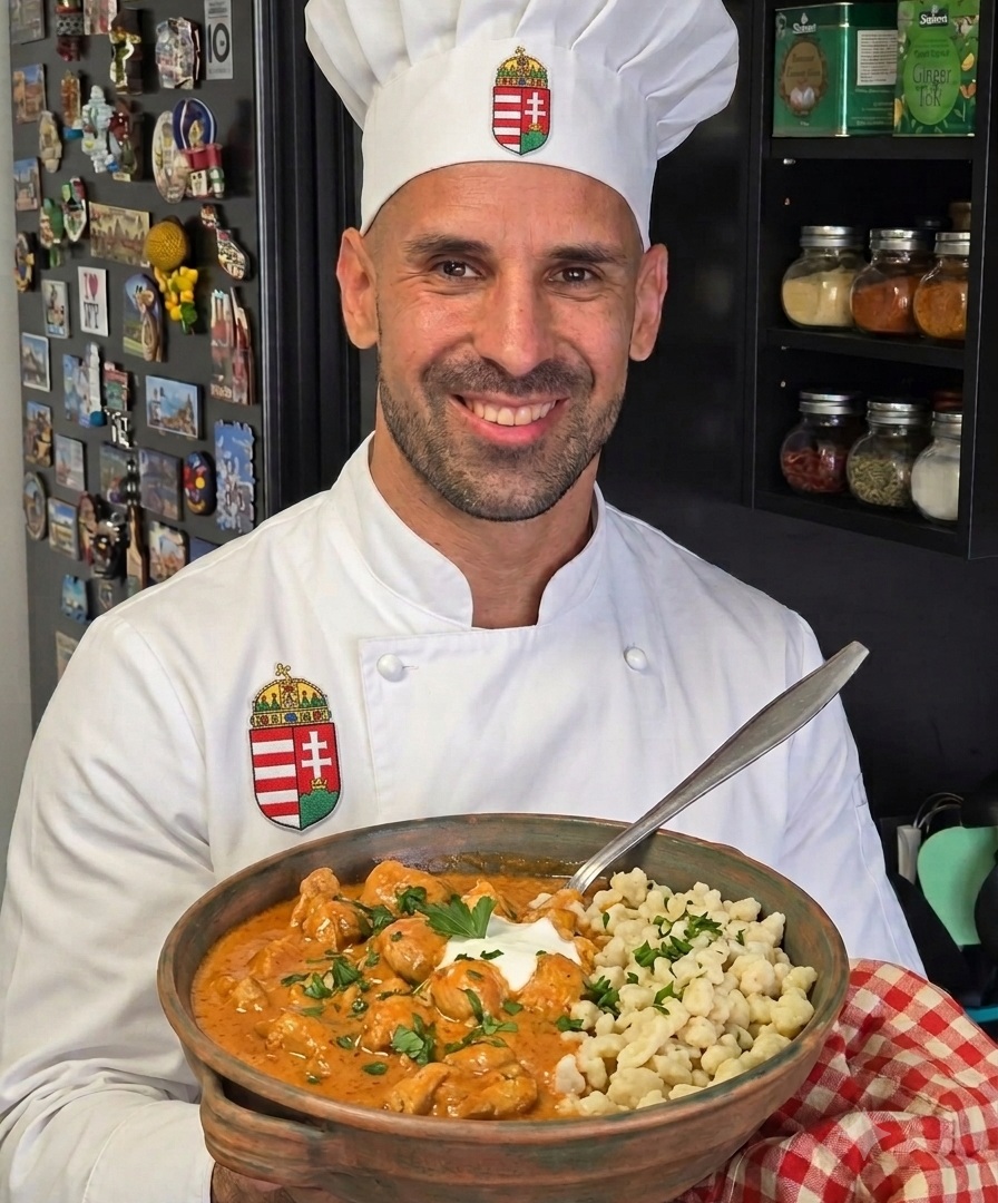 🇭🇺 Authentic Hungarian Chicken Paprikash (Paprikás Csirke) Gemini_Generated_Image_4d2upl4d2upl4d2u